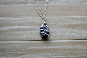 PENDANT SINGLE CRYSTAL | WIRE WRAPPING SERVICE